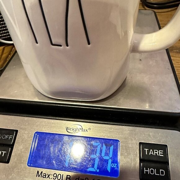 Rae Dunn TEA Mug Ceramic READ Large Coffee Cup Magenta LL Farmhouse Gift White - Picture 8 of 8